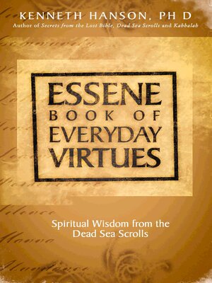 cover image of Essene Book of Everyday Virtues